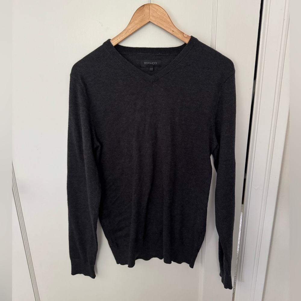 RW&Co Charcoal Grey Sweater, Size XS